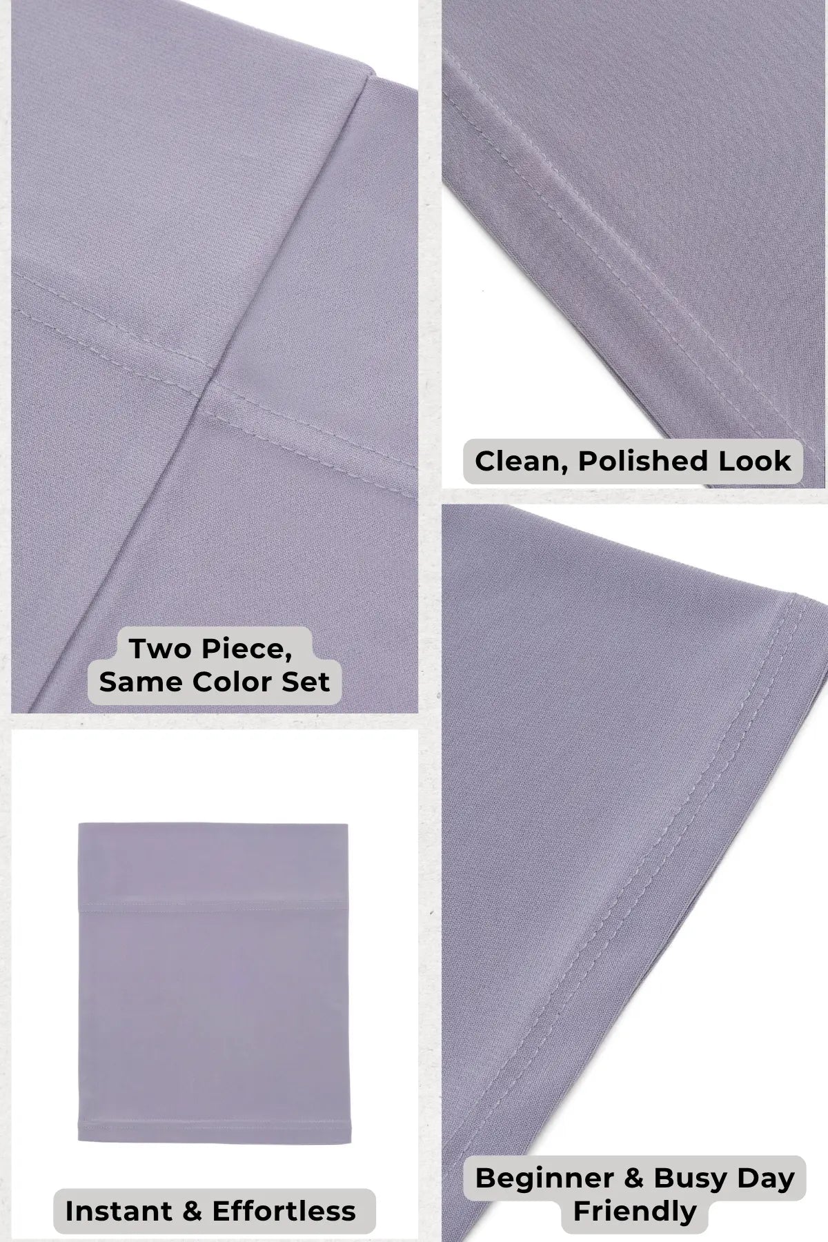 Instant Two-Piece Sandy Hijab