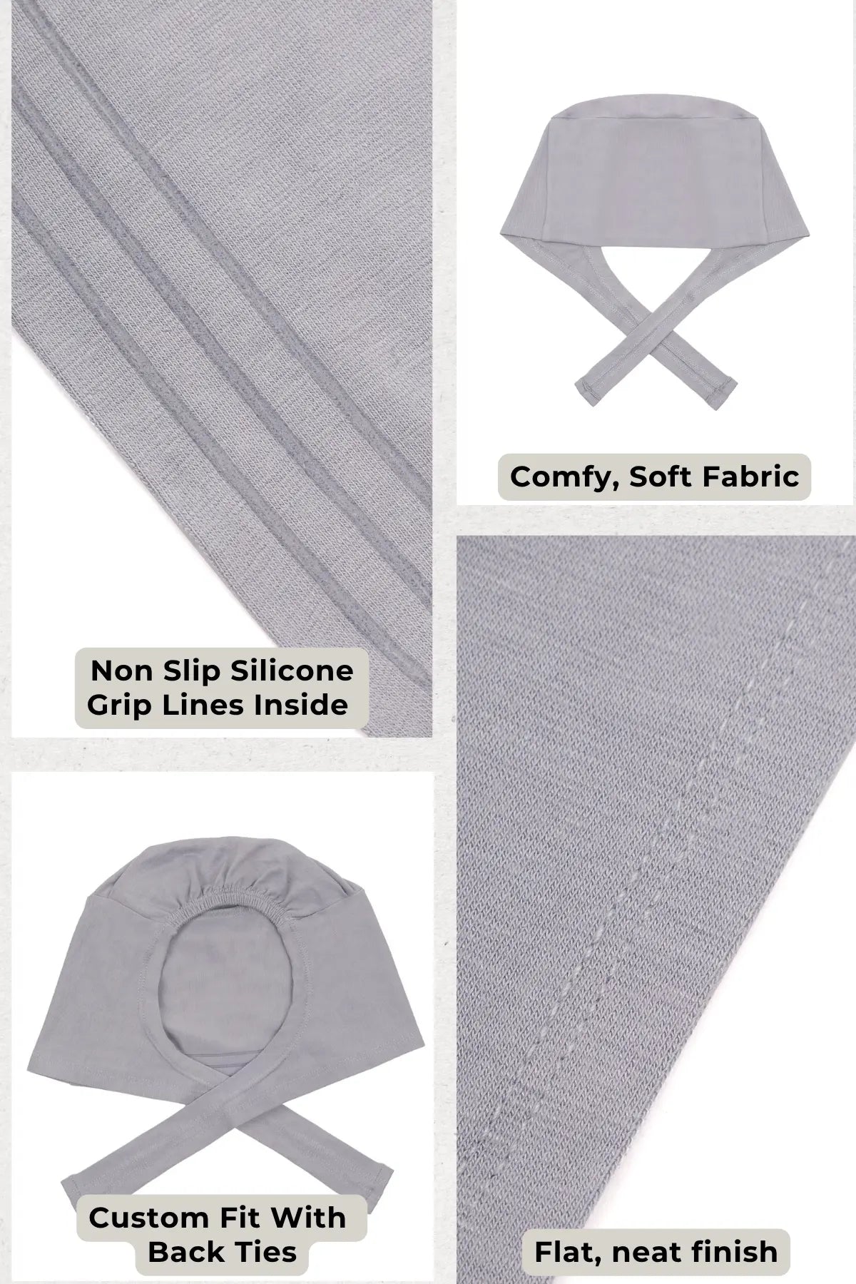 Non Slip Tie Back Undercap